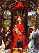 Hans Memling Madonna and Child with Angels oil painting artist